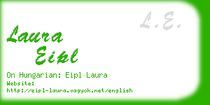 laura eipl business card